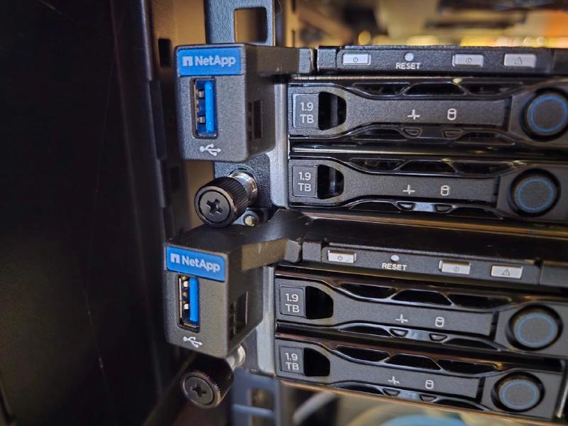 Damaged server with bent chassis after shipping