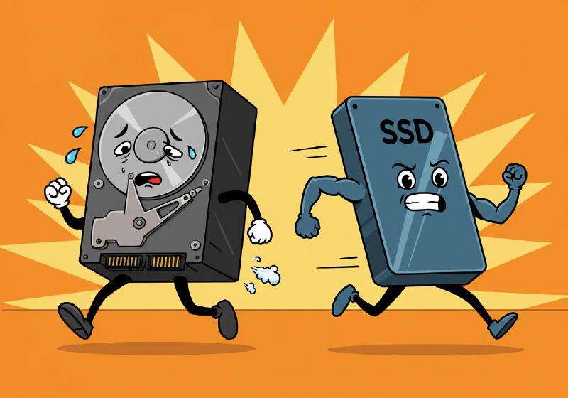 HDD vs SSD performance and power comparison